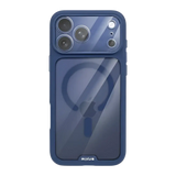 Rixus Crystal Amber Case – iPhone 17 Pro Blauw - Back cover