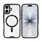 Rixus Crystal Amber Case – iPhone 17 Zwart - Back cover