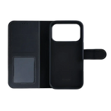 Rixus Duo Magnetic Detachable Wallet – iPhone 17 Pro Zwart - 2-in-1 case met afneembare hoes