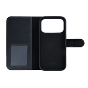 Rixus Duo Magnetic Detachable Wallet – iPhone 17 Pro Zwart - 2-in-1 case met afneembare hoes