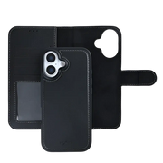 Rixus Duo Magnetic Detachable Wallet – iPhone 17 Zwart - 2-in-1 case met afneembare hoes