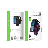 Rixus Duo Magnetic Detachable Wallet – iPhone Air Zwart - 2-in-1 case met afneembare hoes
