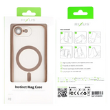 Rixus Instinct Mag Case – iPhone 16e / 17e Desert Titanium - Back cover