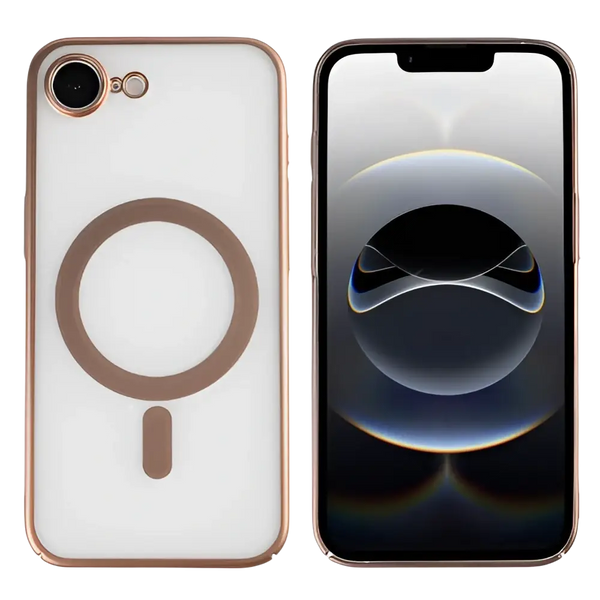 Rixus Instinct Mag Case – iPhone 16e / 17e Desert Titanium - Back cover