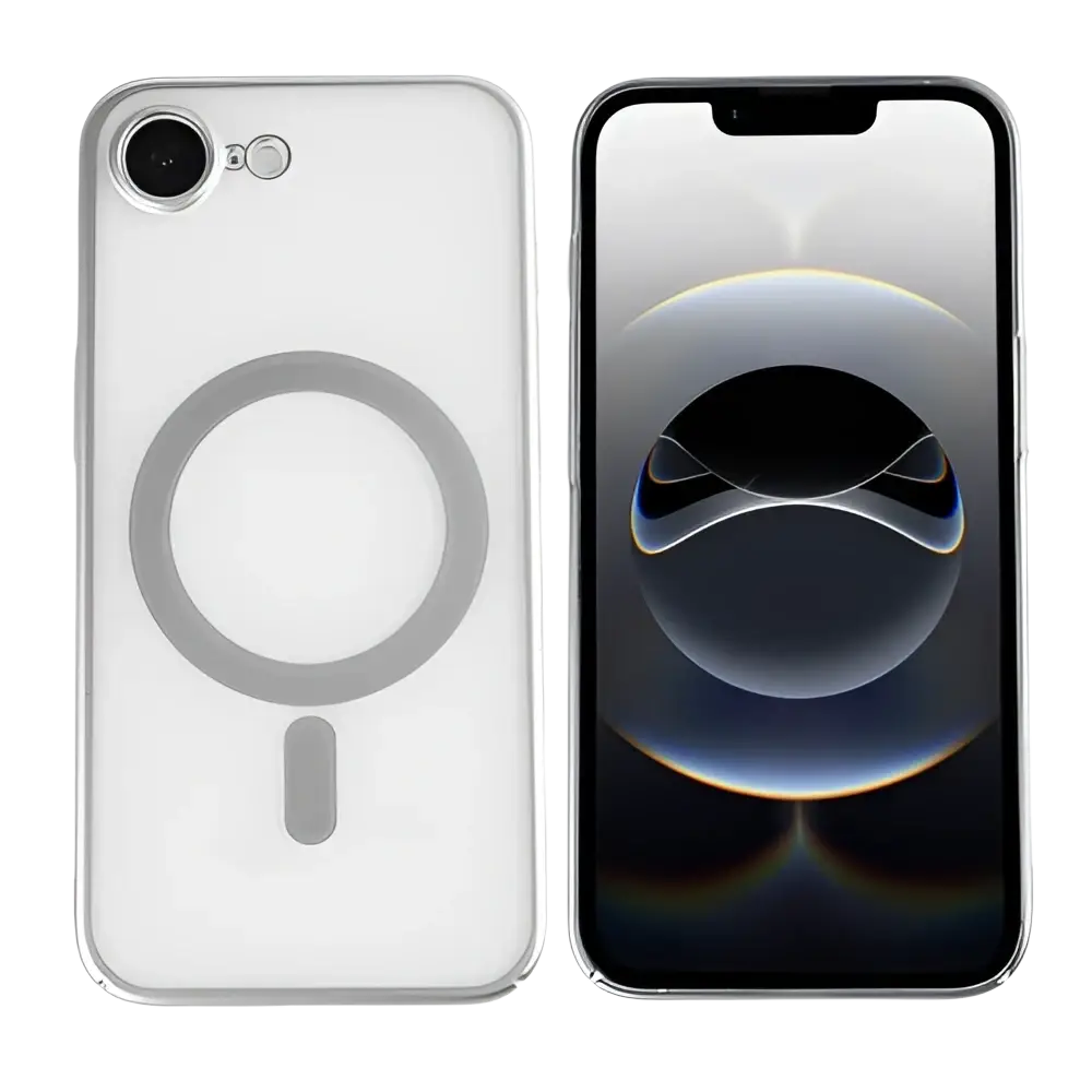 Rixus Instinct Mag Case – iPhone 16e / 17e Zilver - Back cover