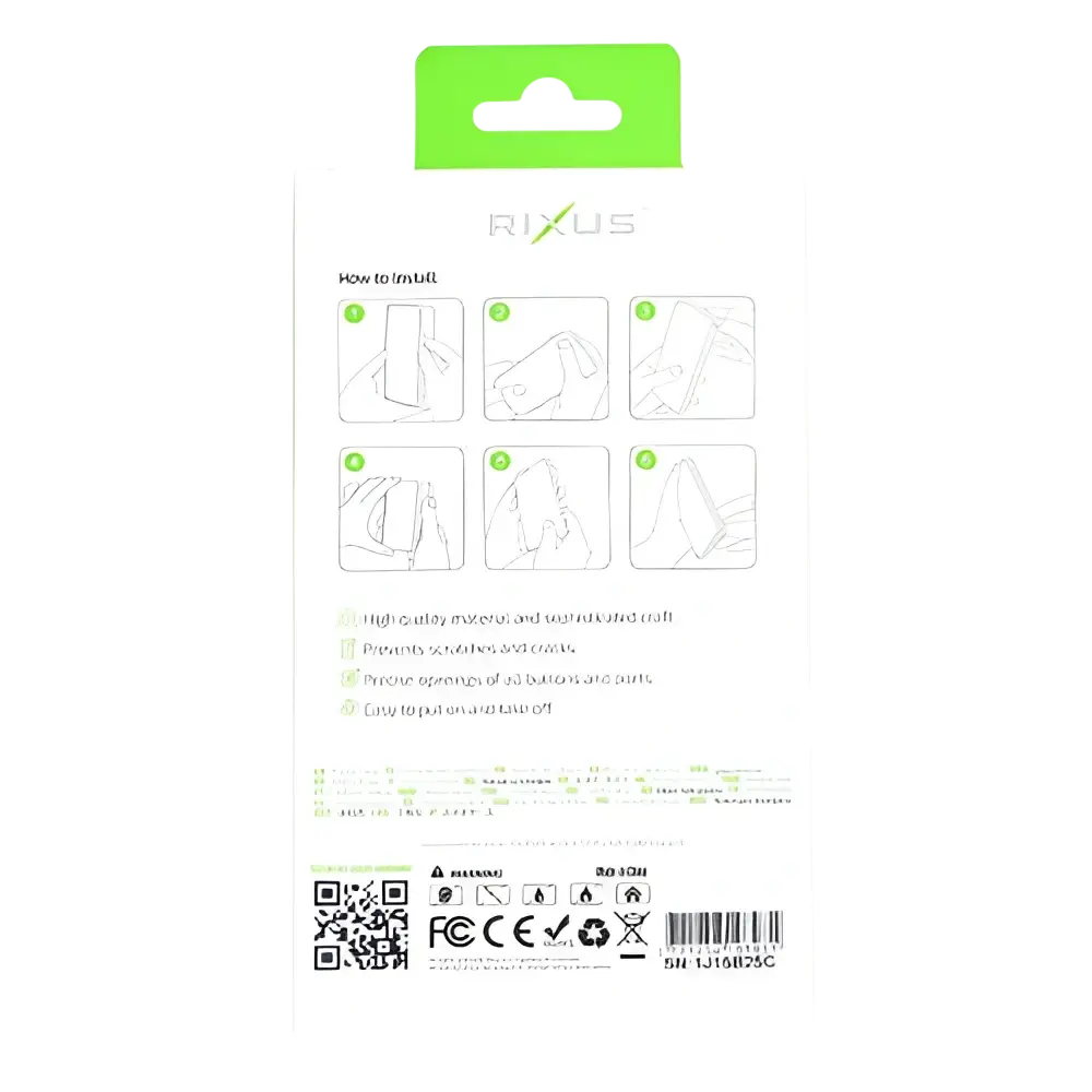 Rixus Instinct Mag Case – iPhone 16e / 17e Zwart - Back cover