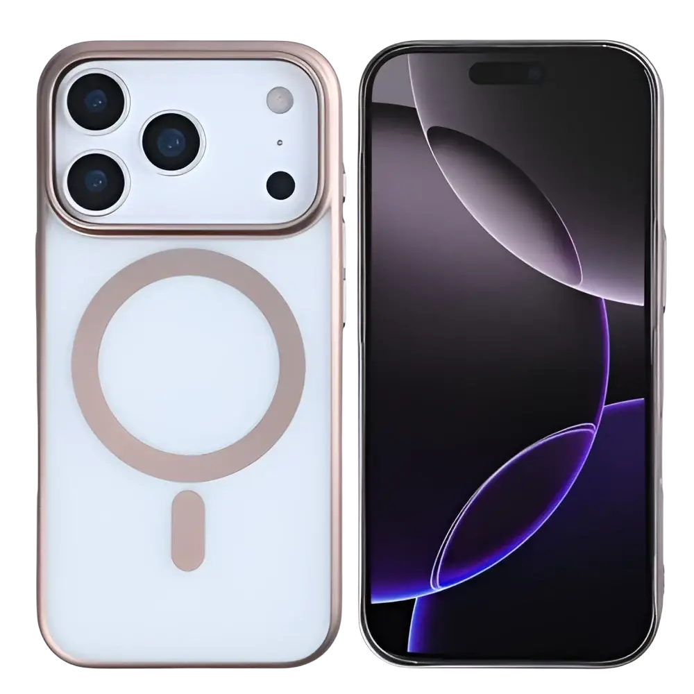 Rixus Instinct Mag Case – iPhone 17 Pro Desert Titanium - Back cover