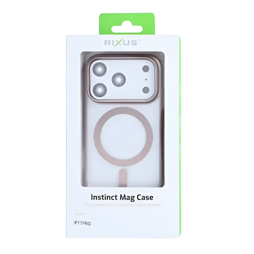 Rixus Instinct Mag Case – iPhone 17 Pro Desert Titanium - Back cover