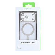 Rixus Instinct Mag Case – iPhone 17 Pro Titanium Grijs - Back cover