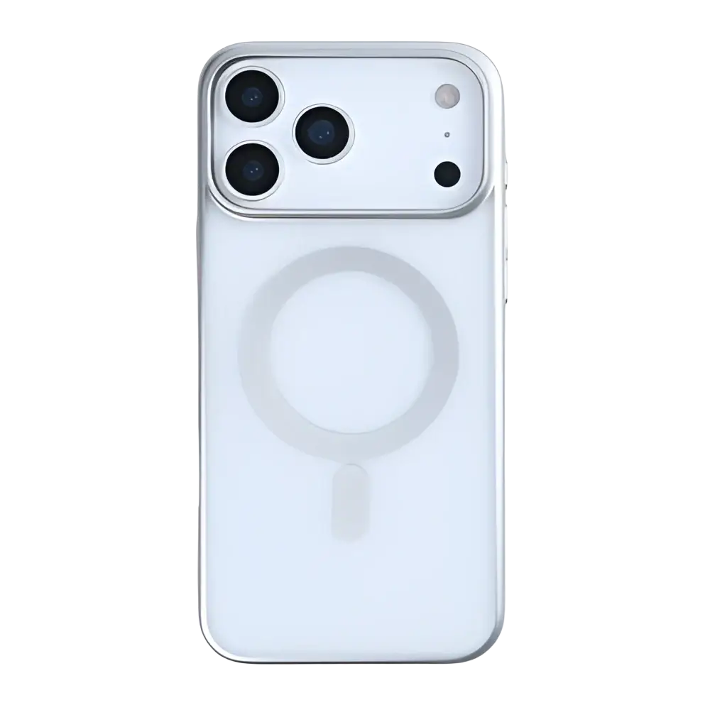 Rixus Instinct Mag Case – iPhone 17 Pro Zilver - Back cover
