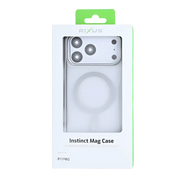 Rixus Instinct Mag Case – iPhone 17 Pro Zilver - Back cover
