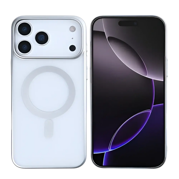Rixus Instinct Mag Case – iPhone 17 Pro Zilver - Back cover