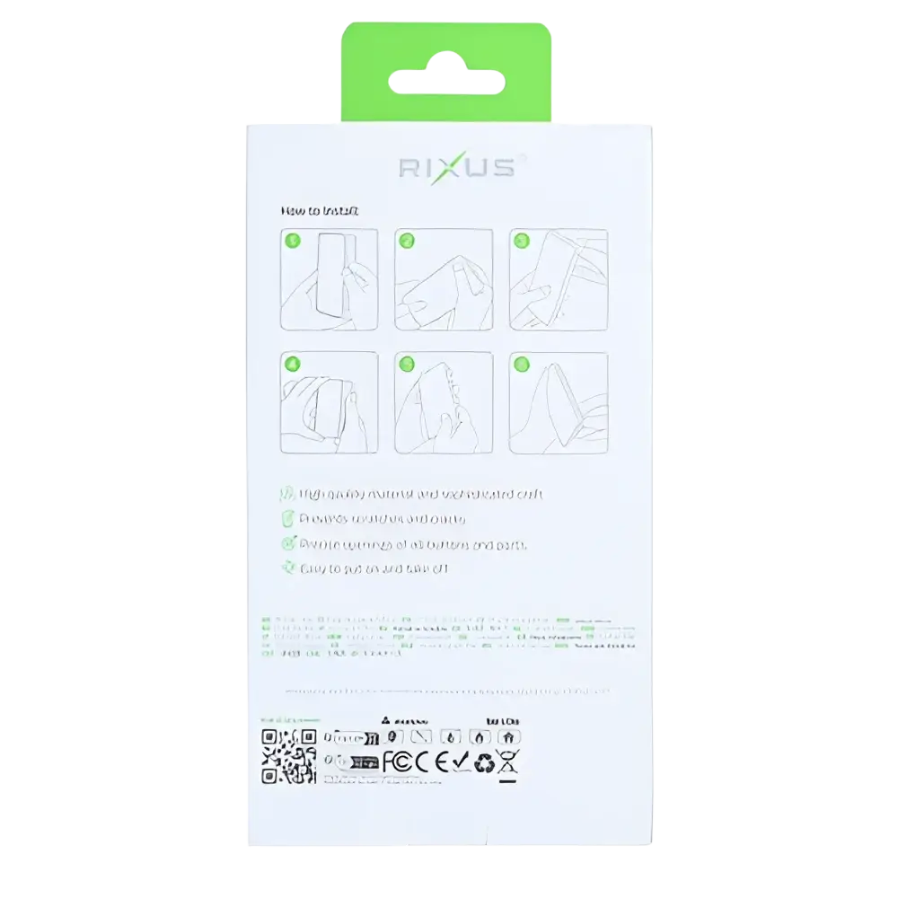 Rixus Instinct Mag Case – iPhone 17 Pro Zwart - Back cover