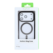 Rixus Instinct Mag Case – iPhone 17 Pro Zwart - Back cover