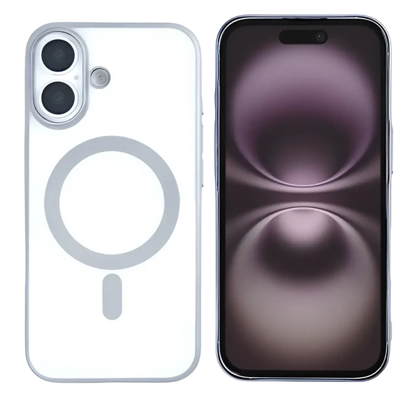 Rixus Instinct Mag Case – iPhone 17 Zilver - Back cover