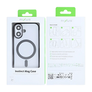 Rixus Instinct Mag Case – iPhone 17 Zwart - Back cover