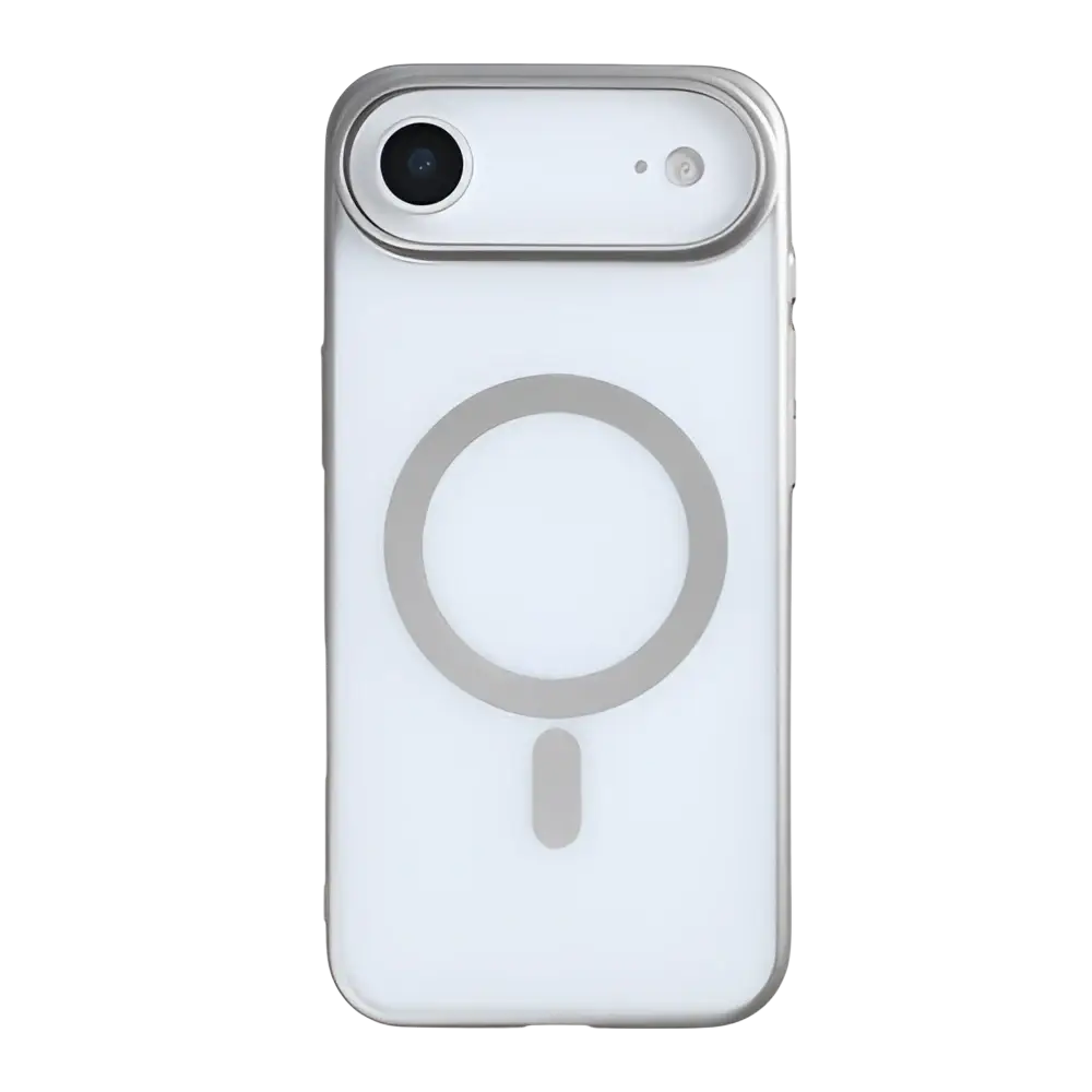 Rixus Instinct Mag Case – iPhone Air Titanium Grijs - Back cover