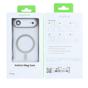 Rixus Instinct Mag Case – iPhone Air Titanium Grijs - Back cover