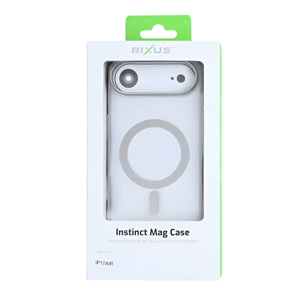 Rixus Instinct Mag Case – iPhone Air Zilver - Back cover