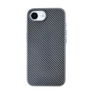 Rixus Mag Carbon met MagSafe – iPhone 16e / 17e Titanium Grijs - Back cover