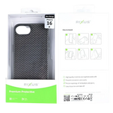 Rixus Mag Carbon met MagSafe – iPhone 16e / 17e Titanium Grijs - Back cover