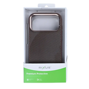 Rixus Mag Carbon met MagSafe – iPhone 17 Pro Bruin - Back cover