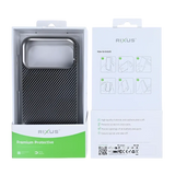 Rixus Mag Carbon met MagSafe – iPhone 17 Pro Titanium Grijs - Back cover