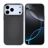 Rixus Mag Carbon met MagSafe – iPhone 17 Pro Titanium Grijs - Back cover