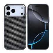 Rixus Mag Carbon met MagSafe – iPhone 17 Pro Titanium Grijs - Back cover