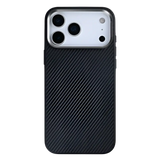 Rixus Mag Carbon met MagSafe – iPhone 17 Pro Titanium Zwart - Back cover