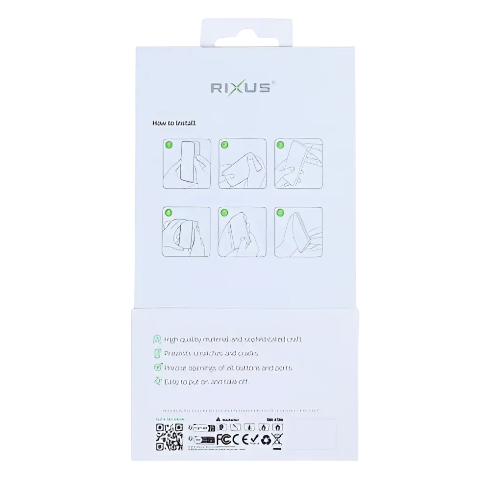 Rixus Mag Carbon met MagSafe – iPhone 17 Pro Titanium Zwart - Back cover