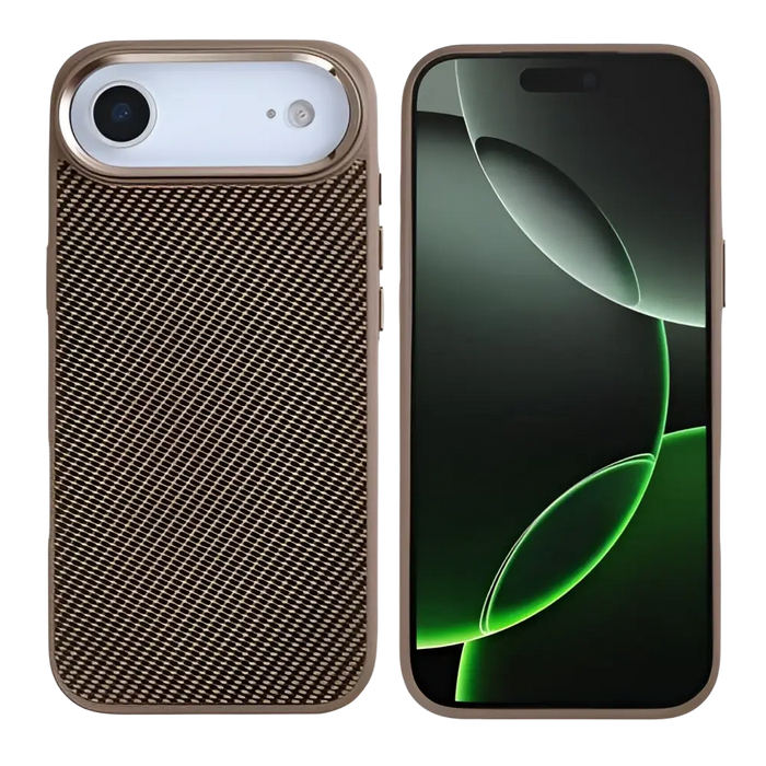 Rixus Mag Carbon met MagSafe – iPhone Air – Bruin