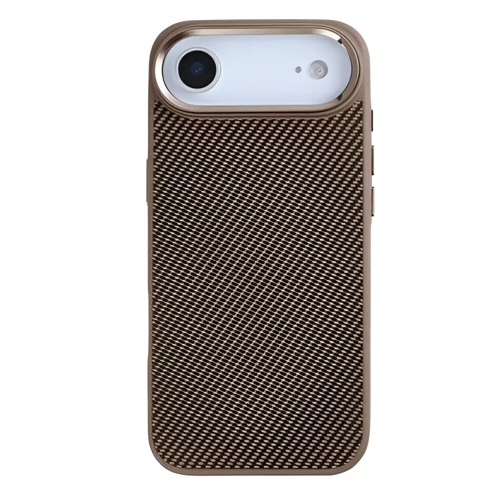 Rixus Mag Carbon met MagSafe – iPhone Air Bruin - Back cover