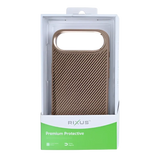Rixus Mag Carbon met MagSafe – iPhone Air Bruin - Back cover