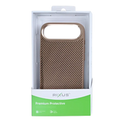 Rixus Mag Carbon met MagSafe – iPhone Air Bruin - Back cover