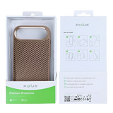Rixus Mag Carbon met MagSafe – iPhone Air Bruin - Back cover