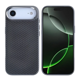 Rixus Mag Carbon met MagSafe – iPhone Air Titanium Grijs - Back cover