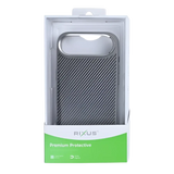 Rixus Mag Carbon met MagSafe – iPhone Air Titanium Grijs - Back cover