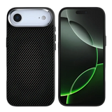 Rixus Mag Carbon met MagSafe – iPhone Air Titanium Zwart - Back cover