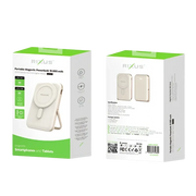 Rixus Magnetische Powerbank 10.000 mAh met standaard – Rosé Goud RXPB37