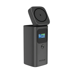 Rixus Magnetische Powerbank 15.000 mAh 100W met TFT-scherm – Donkergrijs – RXPB15