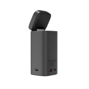 Rixus Magnetische Powerbank 15.000 mAh 100W met TFT-scherm – Donkergrijs RXPB15