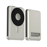 Rixus MagSafe Powerbank 10.000 mAh met ingebouwde kabel – Zilver RXPB76A