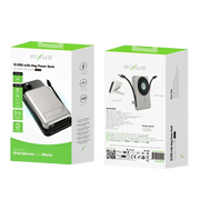 Rixus MagSafe Powerbank 10.000 mAh met ingebouwde kabel – Zilver RXPB76A