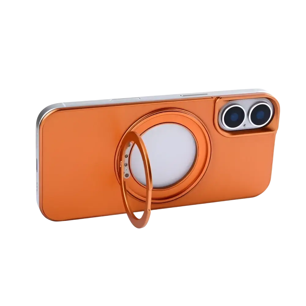 Rixus MagWrap Case – iPhone 17 Oranje - Back cover