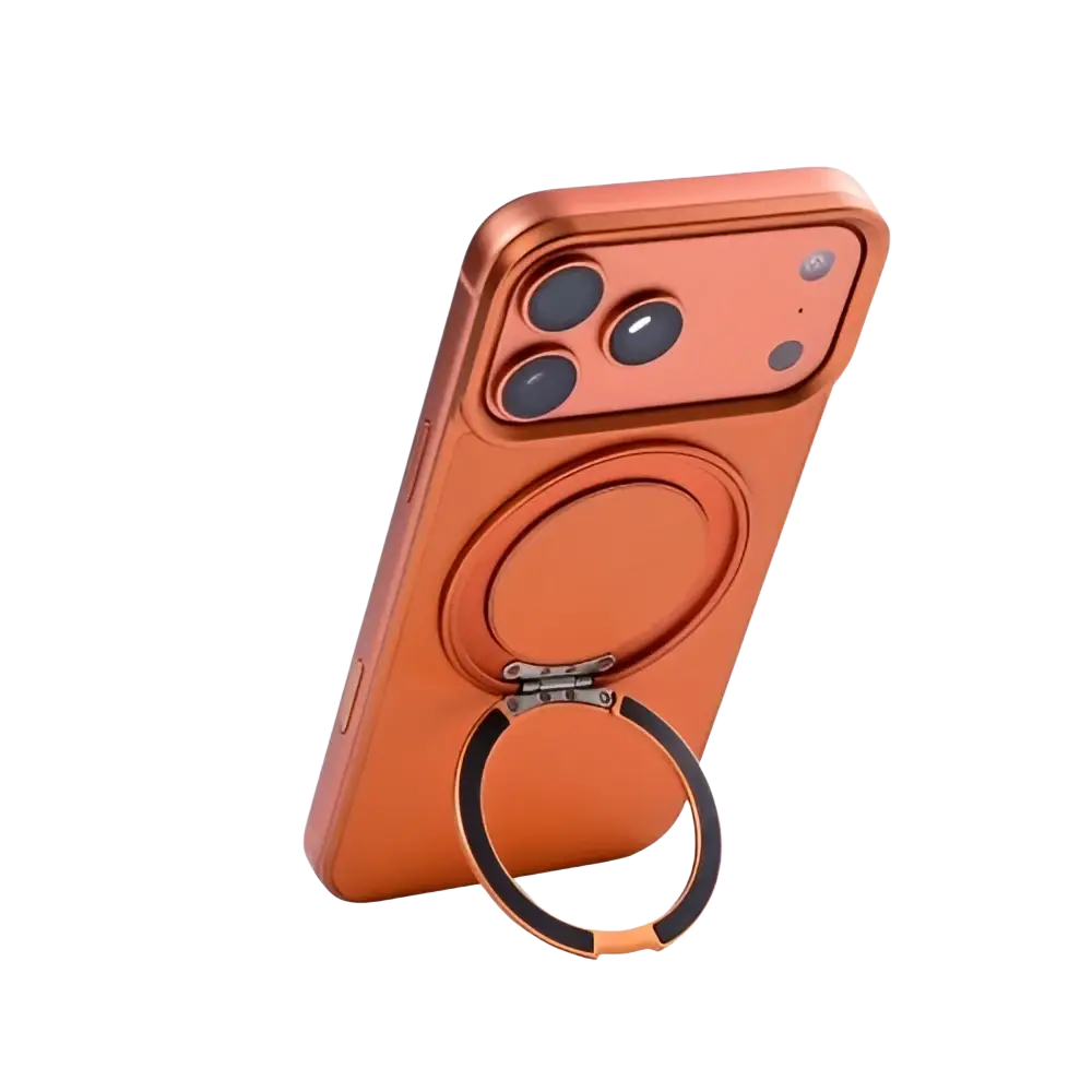 Rixus MagWrap Case – iPhone 17 Pro Oranje - Back cover