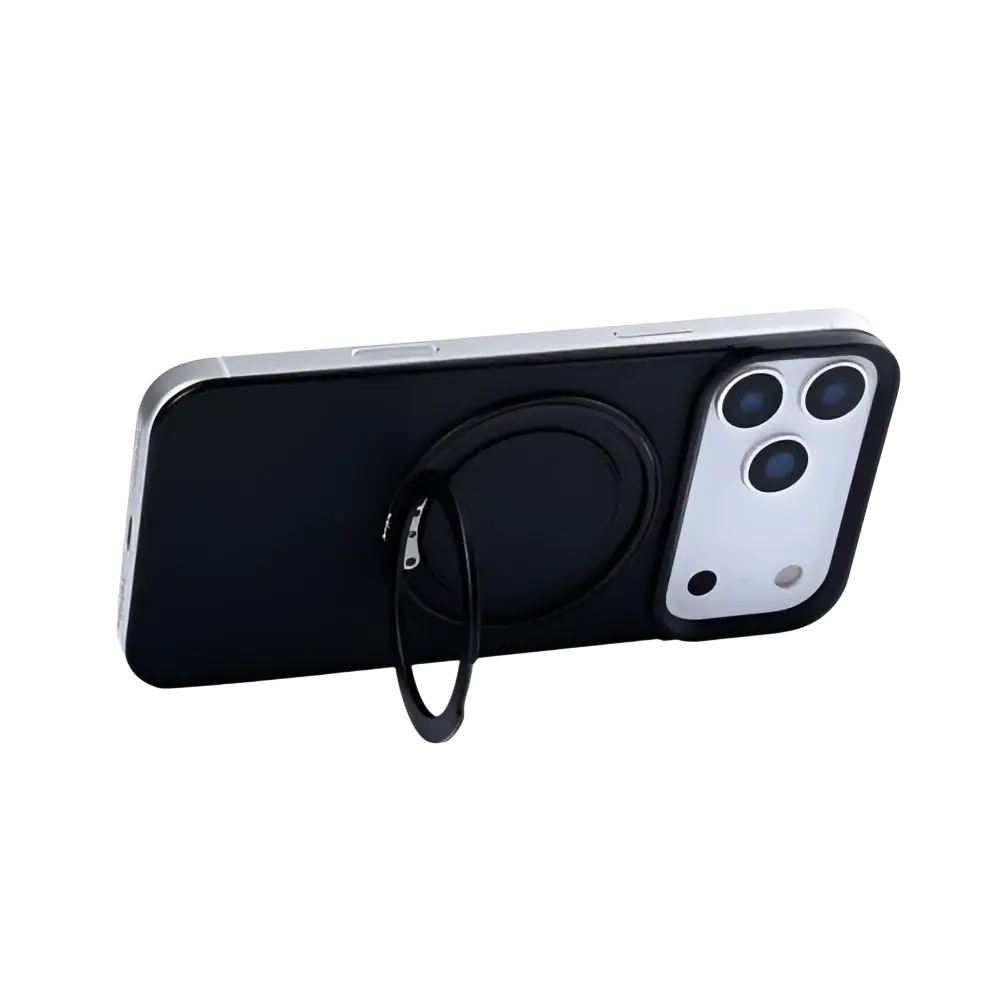Rixus MagWrap Case – iPhone 17 Pro Zwart - Back cover