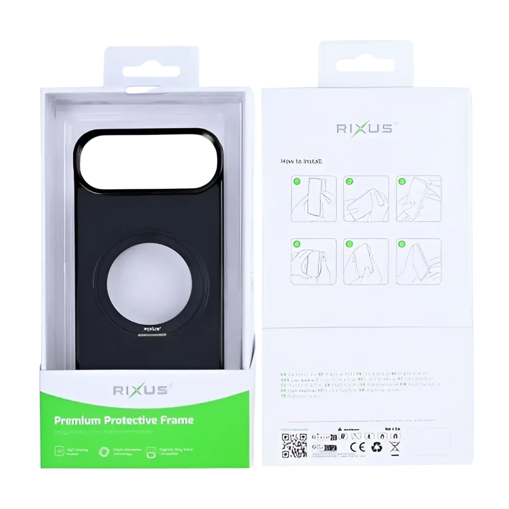 Rixus MagWrap Case – iPhone Air Zwart - Back cover