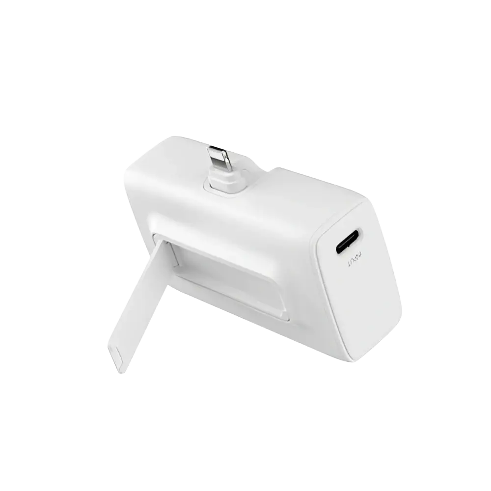 Rixus Mini Click-On 3-in-1 Powerbank 4.500 mAh – Wit RXPB13