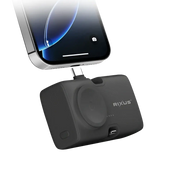 Rixus Mini Click-On 3-in-1 Powerbank 4.500 mAh – Zwart RXPB13B